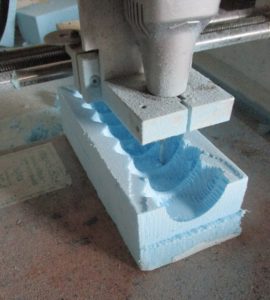 Milling the mold