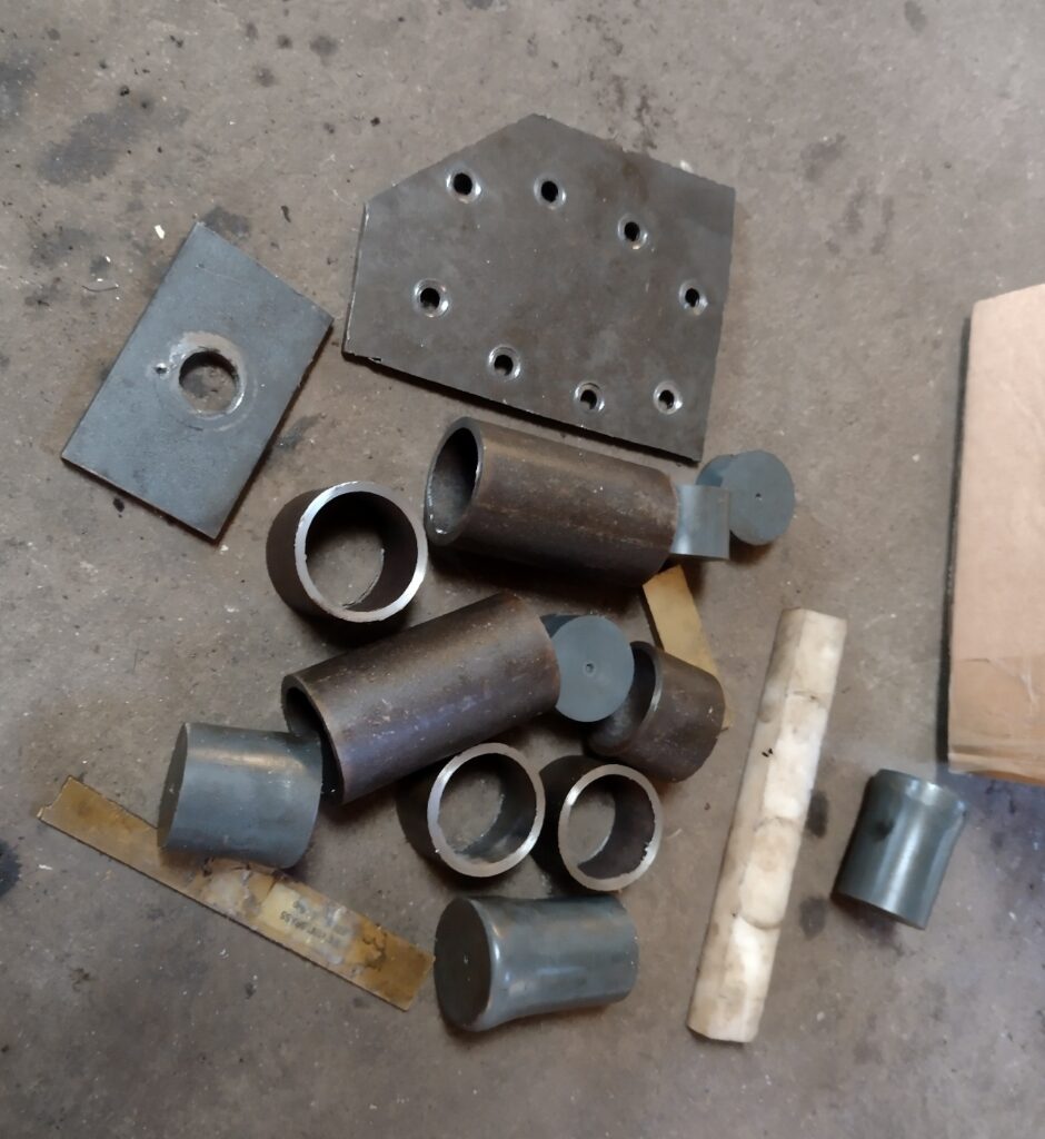 Photo showing the tools used to remove the pistons